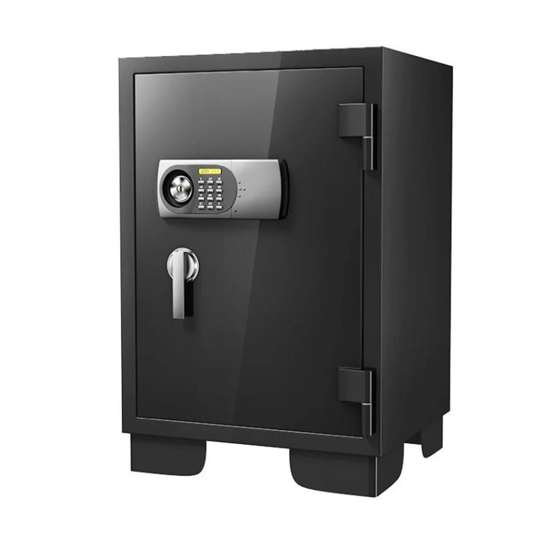 Fireproof Biometric Steel Safe Box  2 Keys