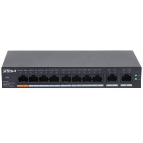 DH-CS4010-8ET2GT-60 Dahua 10-Port Cloud Managed PoE Switch