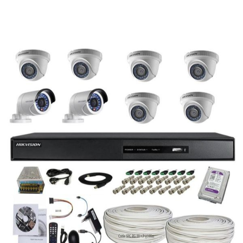 8 Channel Full Kit Hikvision CCTV System