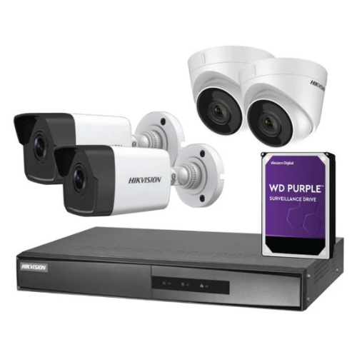 Hikvision NVR 4 Channel Kit